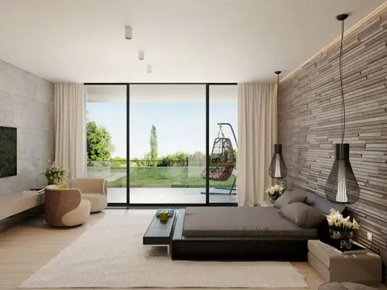 diseño de dormitorio minimalista